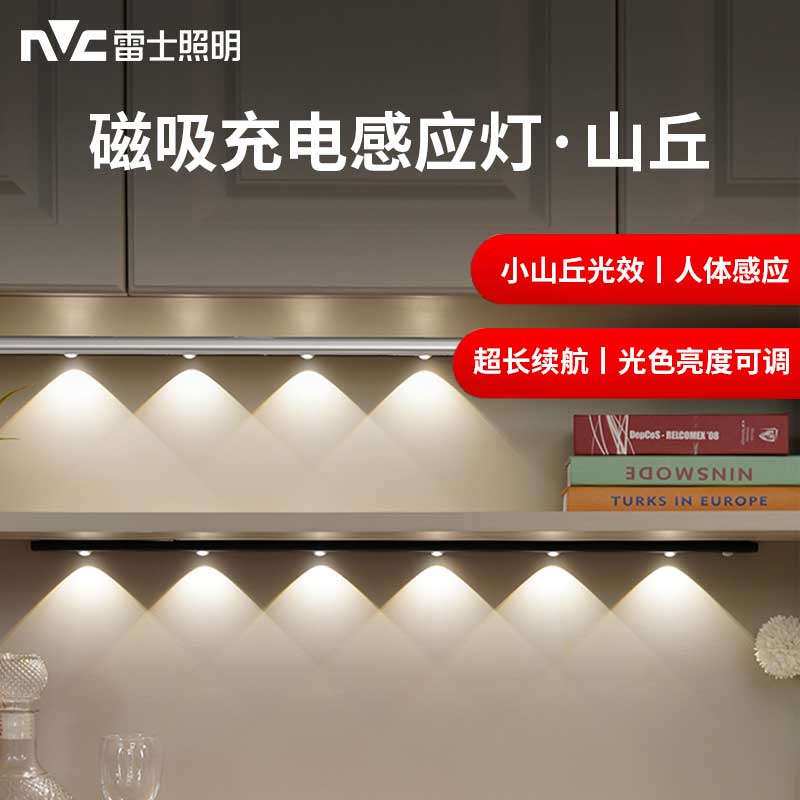 雷士照明人体感应灯充电式