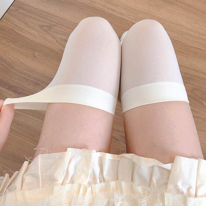 纯欲白丝袜女春夏薄款透肉奶白色过膝高筒袜日系jk甜美米白长筒袜,女士内衣/男士内衣/家居服,长筒袜,淘宝优惠券,粉丝福利购,淘宝优惠卷