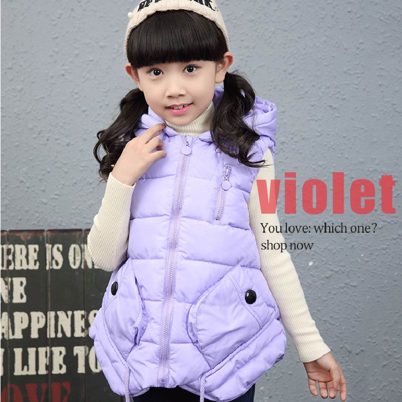 Manteau pour fille en fibre - Ref 2164080 Image 3