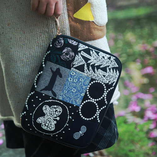 双面文具日系可爱风琴包