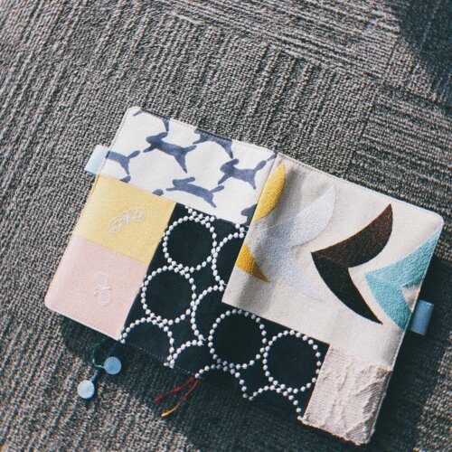 限量手工定制拼布抽选手账书衣皆川明风格刺绣国誉MD余白HOBO适用