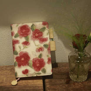 Munimhoe复古玫瑰手账本书衣笔记本本子a6a5书衣活页手账B6计划TN