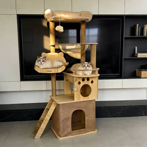 小户型不占地猫屋猫爬架一体