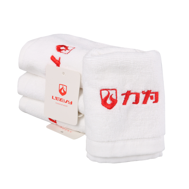 力为/leevy 运动毛巾 跑步小汗巾 棉马拉松毛巾 便携