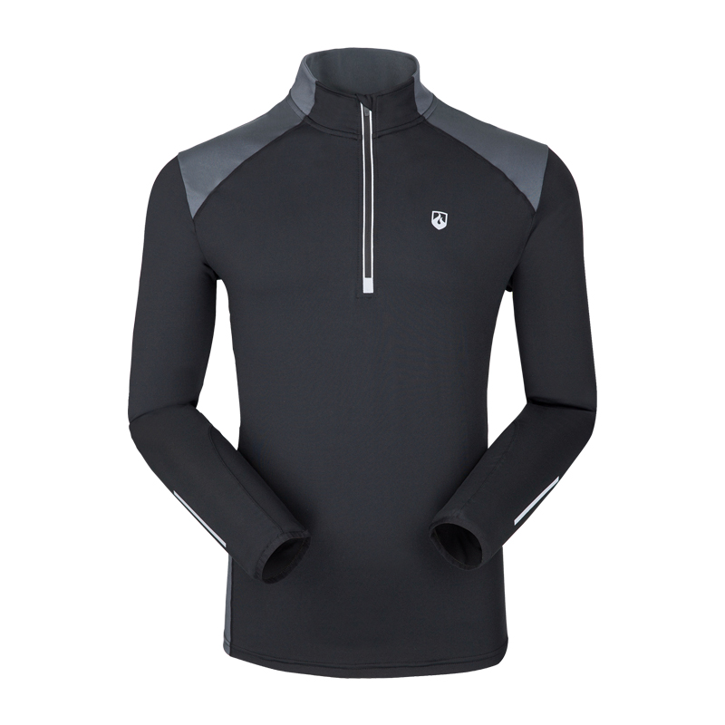 力为长袖立领健身套头衫休闲卫衣