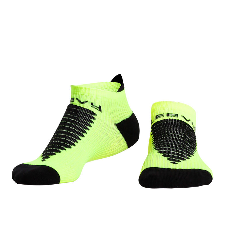力为 跑步压缩袜男运动短袜 马拉松训练防臭速干透气 篮球足球袜