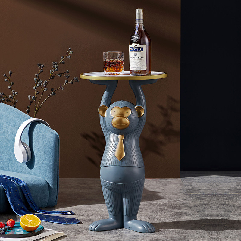 高级感姹寂风落地摆件乔迁新居轻奢客厅沙发电视柜旁置物装饰品