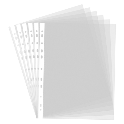 加厚a4打孔文件袋透明资料袋