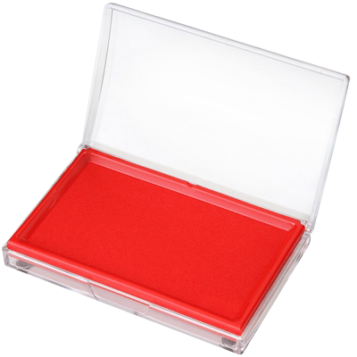 得力快干印台盖章速干印油盒