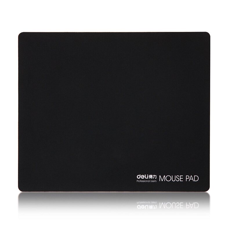 得力3691黑色鼠标垫手腕垫