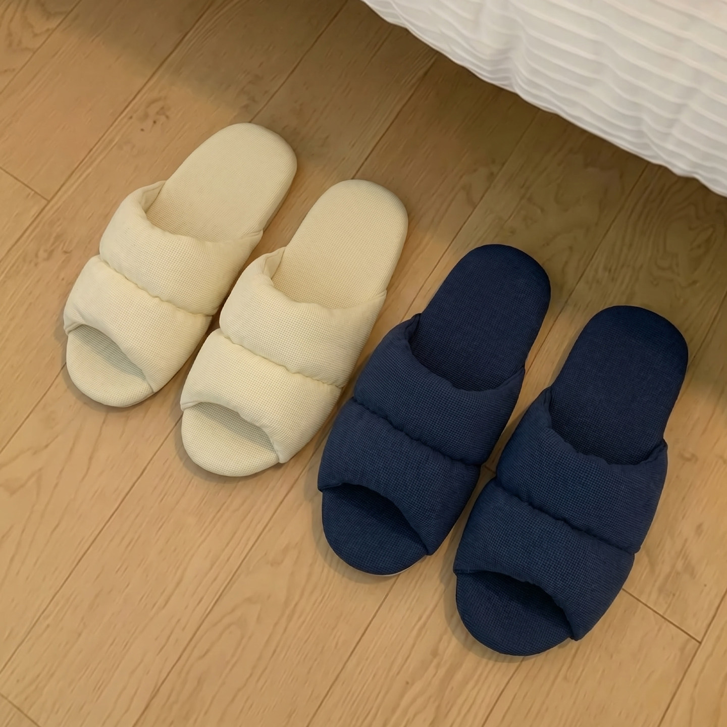暖之缘云朵拖鞋男女情侣布艺居家室内静音防滑空调房凉拖女夏四季图片