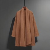 春秋风衣男中国风复古中长款 长袍外套 上衣服亚麻开衫 开衫 休闲大码