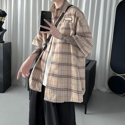 2025新款休闲男士衬衫短袖