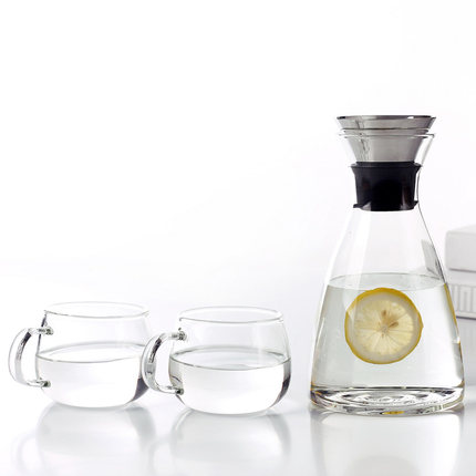 水趣加厚耐热创意玻璃茶壶丹麦SOLO冷水壶凉水壶大容量玻璃茶具