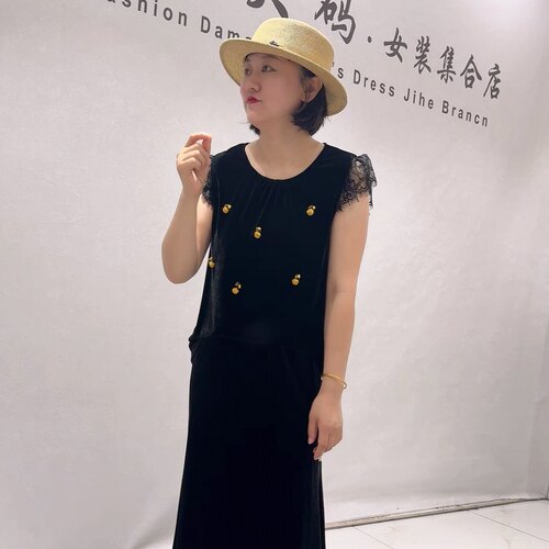 6335女权贵族初秋新品蕾丝拼接包袖女人味显瘦气质衫加大码女装