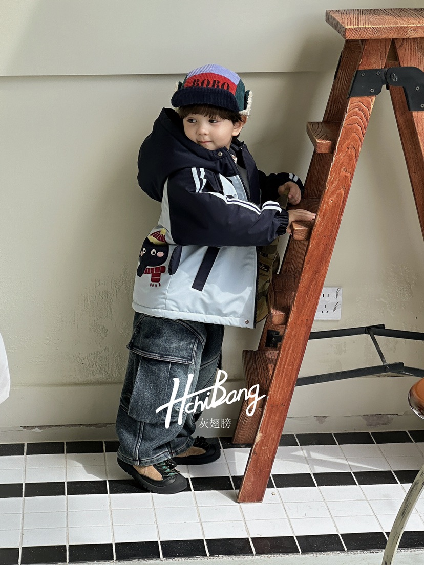 灰翅膀25秋冬款 大象兔毛内里 三防冲锋衣棉服