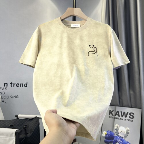 特别的情侣装夏装季短袖2025新款高级感roora网红小众独特扎染t恤