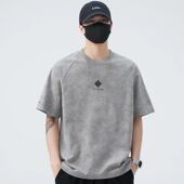 t恤男夏季 2025新款 扎染印花宽松百搭时尚 清仓处理潮牌短袖 半袖 潮