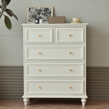 美式全实木五斗柜美式乡村经典复古格客厅靠墙边柜收纳储物抽屉柜