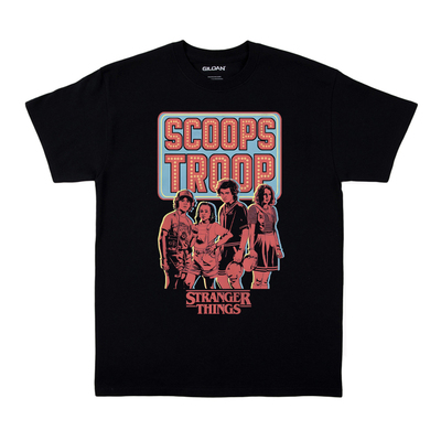 怪奇物语StrangerThings 美剧宽松男女情侣美式复古纯棉T恤tshirt