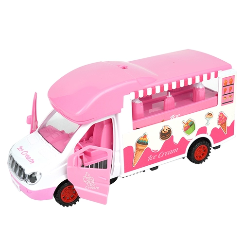 Электрическая универсальная машина для мороженого, светящийся музыкальный реалистичный вагон-ресторан для мальчиков и девочек, мороженое
