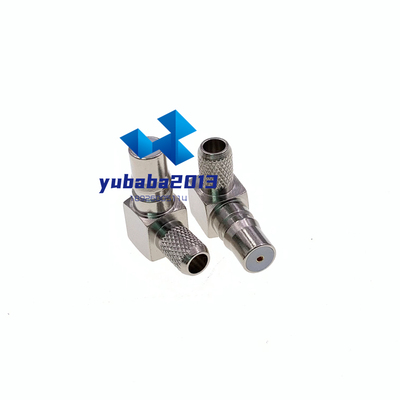 QMA-KW-3 QMA母弯头连接器 适配LMR195/LMR200/50-3馈线QMA低损耗