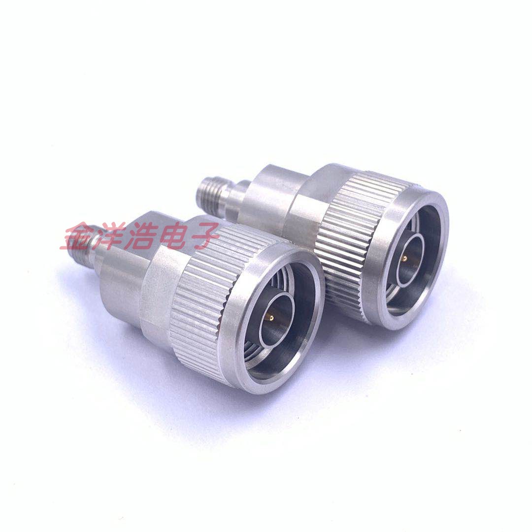 N公转SMA母同轴射频转接头 不锈钢低损耗高频率DC-18G RF-N转SMA