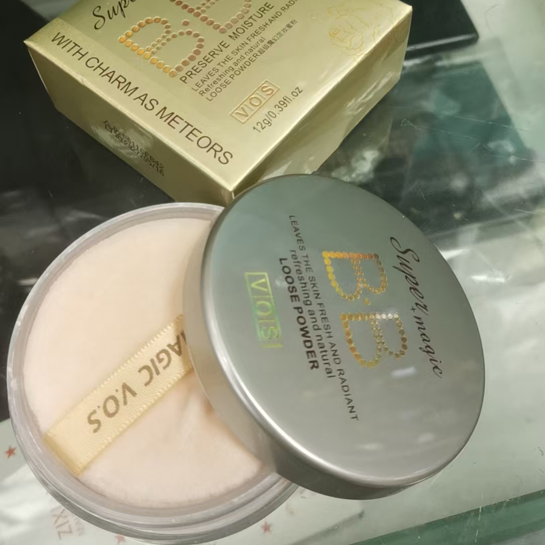 包邮忆自美VOS蜜粉控油定妆粉spf15维芙秀超级魔幻BB蜜粉散粉
