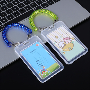 门禁卡套工作牌证件卡学生饭卡医保公交卡保护套胸牌厂牌挂套挂牌