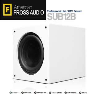 低音炮专业KTV音响家庭影院重低音无源低音炮 SUB12B Fross 沸斯