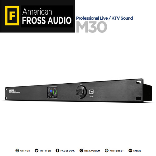 沸斯m30全自动话筒反馈抑制器