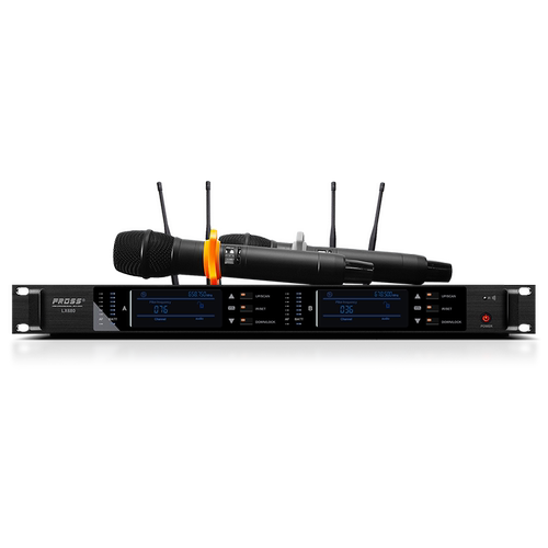 沸斯LX680专业无线话筒一拖二