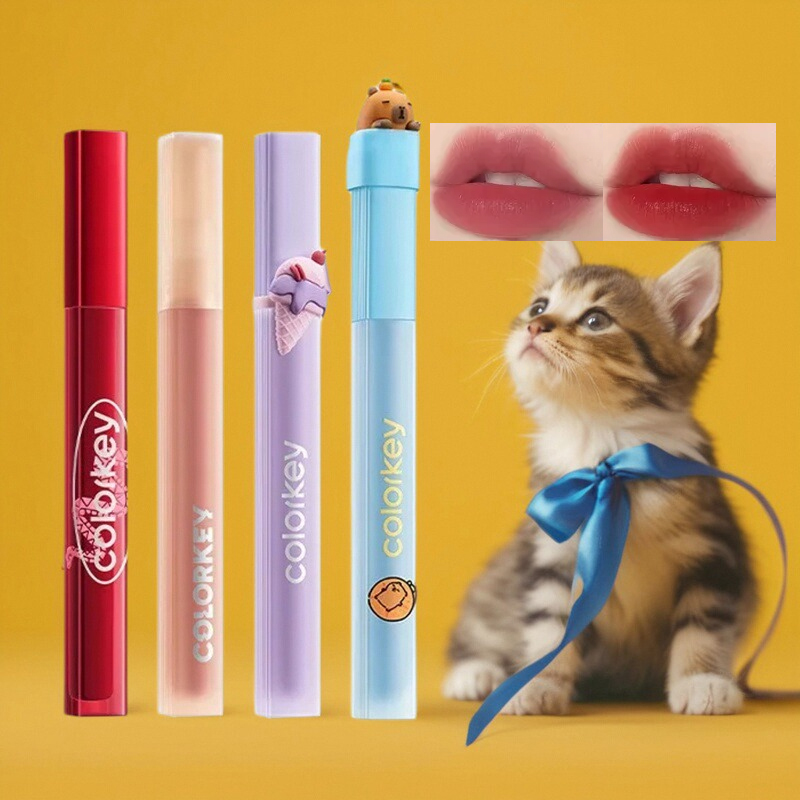 Colorkey珂拉琪水雾唇露七夕口红女不易沾杯唇彩唇膏卡皮巴拉唇釉