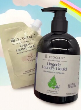 新西兰Lycocelle绽家内衣洗衣液白雪爱丽丝植物去渍内裤洗液女士