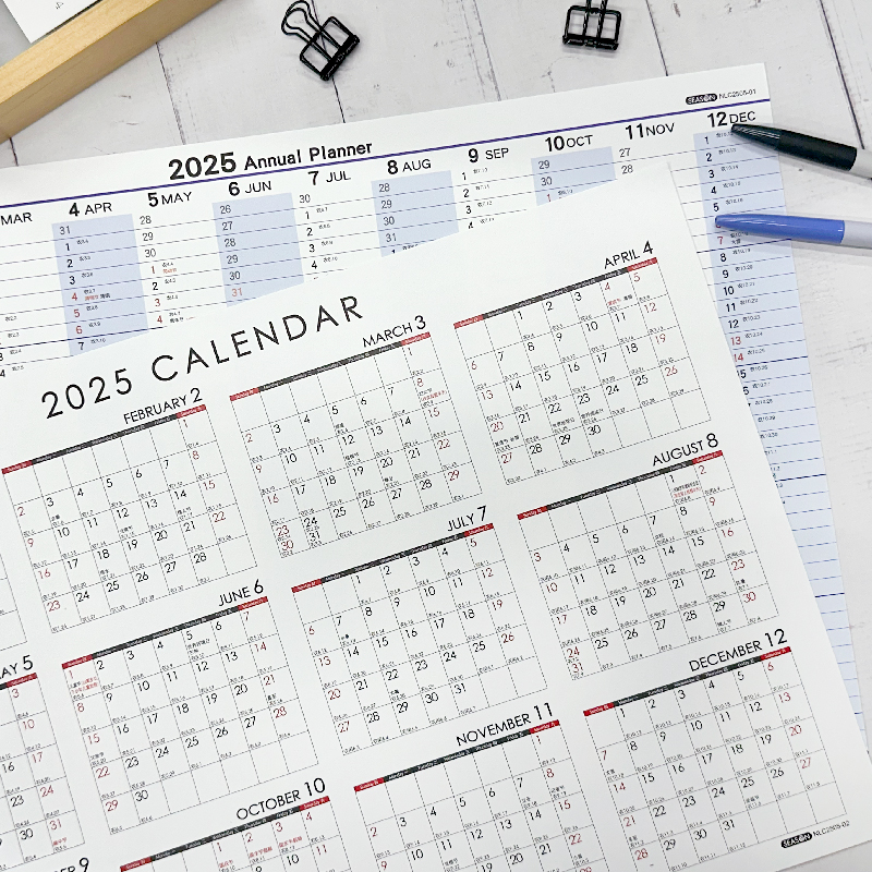 season年历200g美术纸纸张厚实