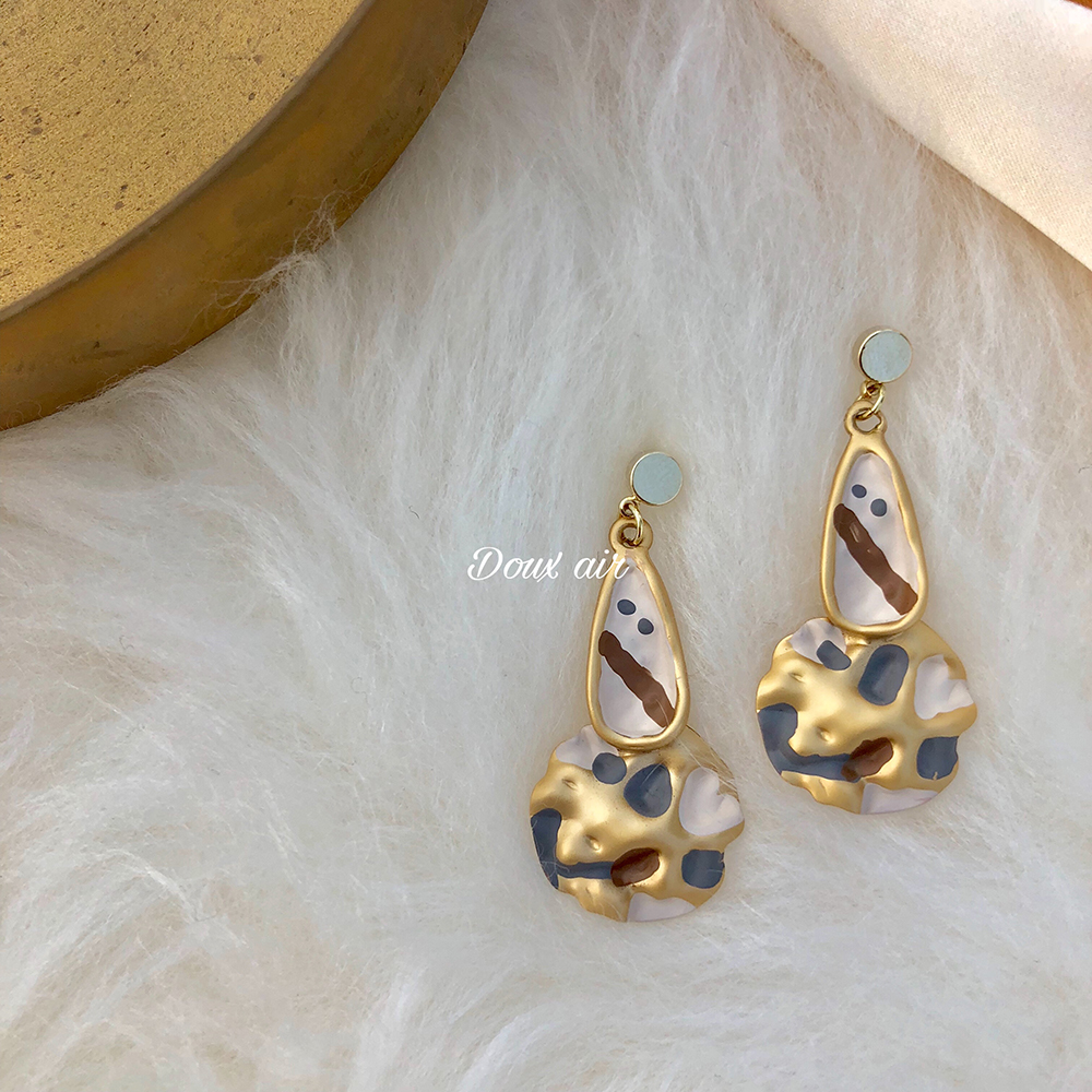 畫框手绘纯银时尚风耳夹