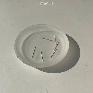 迷你豆豆耳棒 防过敏简约小巧耳骨钉睡觉免摘 养耳洞 999纯银耳钉