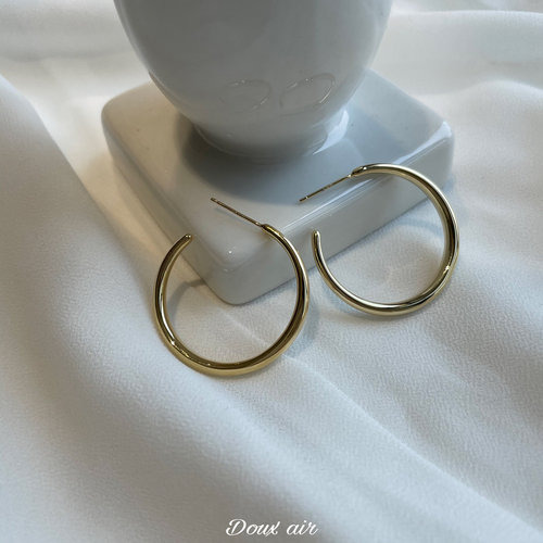 douxairc型高级感大气风银耳钉