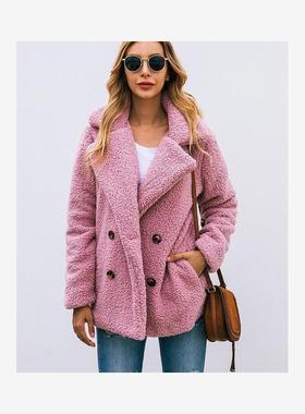Teddy Coat Winter Plus Size Warm Thick Faux Fur Jacket Women