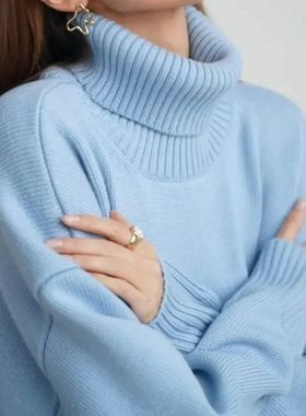 Women Top wool Warm Sweater Stretch For sweaters Cashmere