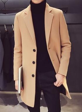 Mens winter jackets Trench Coat man jacket men Overcoat