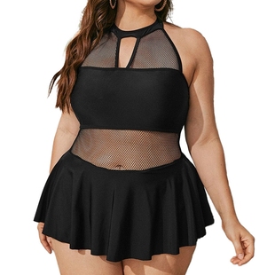 Women Swimsuit big fat Plus Size 3XL Swimwear Bikini ladies