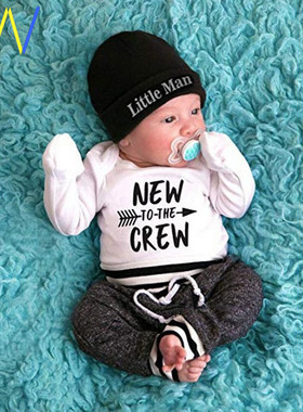 girl baby Newborn clothes shirt pants boy set kids children