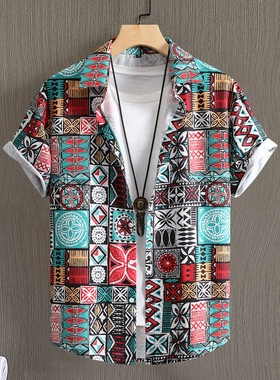 summer clothes shirt men shirts for mens tops Egyptian Style
