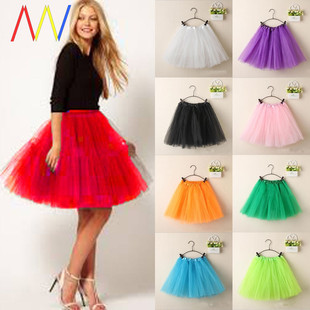 blue mini Skirt Ladies Skirts pink red Women for Tulle Tutu