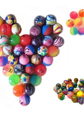100pcs 32mm jet bouncy balls mini kid's play fun pinata