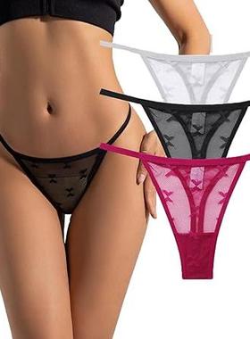 Women Mesh G-String Thongs Panties Bikini Lightweight Underw