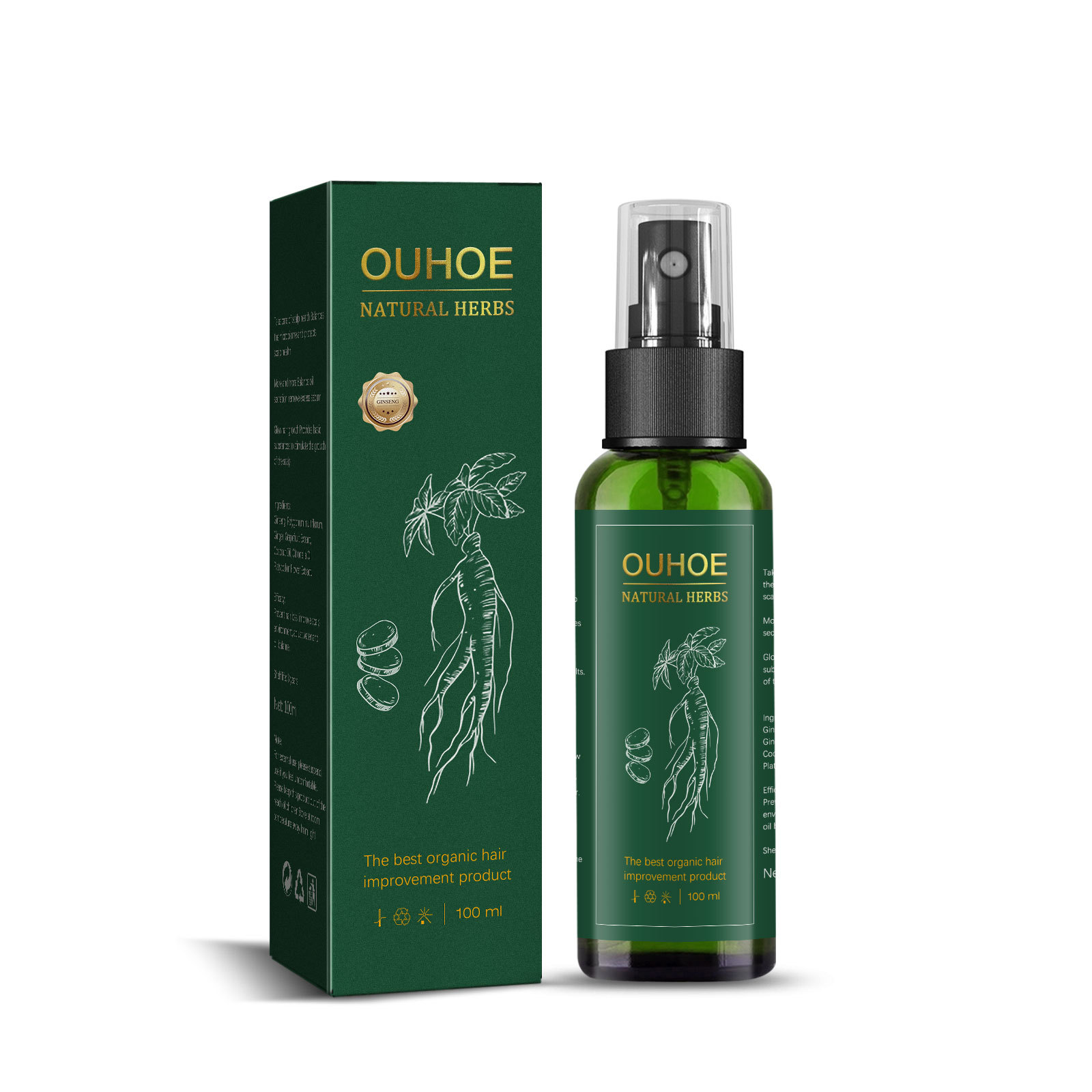 Preventing Hair Loss Liquid Damage Ginseng Hair Growth Serum