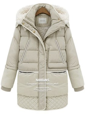 羊羔毛羽绒服女2018 winter women warm down jacket coats parka