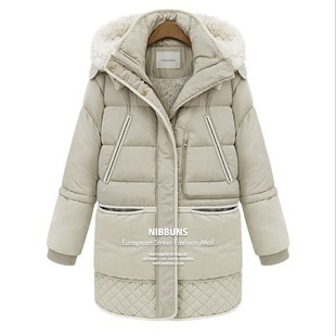 warm women down jacket parka 羊羔毛羽绒服女2018 coats winter